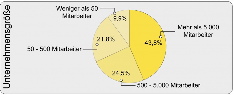 Wie groß sind die Unternehmen?